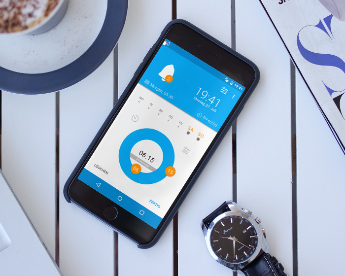 Native android alarm clock app - made in Vorarlberg